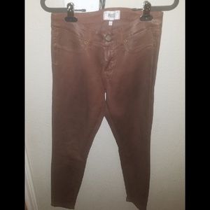 Paige leather skinny pants
